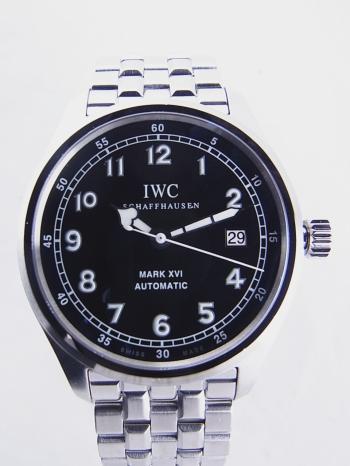 IWC マーク16 スペードハンド日本国内350本限定 ブラック文字盤IW325517