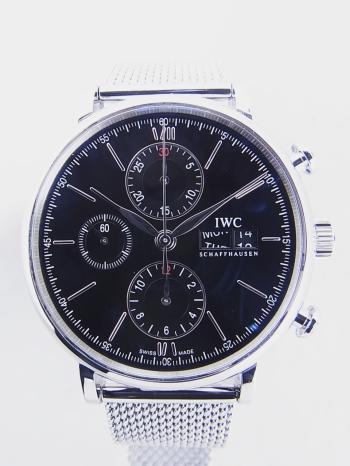 IWC ポートフィノ クロノグラフ ブラック文字盤 IW391010