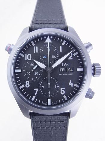 IWC パイロットウォッチ ダブルクロノグラフ トップガン セラタニウムIW371815