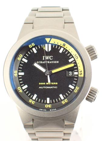 IWC アクアタイマー オートマチック2000 ブラック文字盤 メンズ IW353803