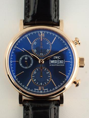 IWC ポートフィノ クロノグラフ 18Kレッドゴールド デイデイト IW391035