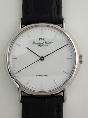 IWC ポートフィノ オートマチック ホワイト文字盤 生産終了IW3514
