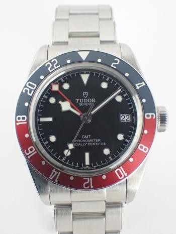 チューダー ブラックベイ GMT ペプシカラーベゼル 79830RB